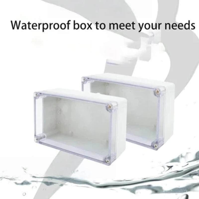 Waterproof Electrical Circuit Enclosure Box Ip65 Abs Electronic Project Wire Junction Box Transparent Waterproof Outdoor Plastic