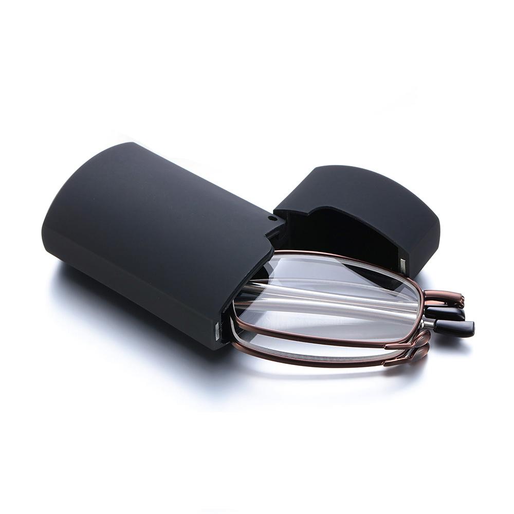 Portable Folding Reading Glasses for Men Women Telescopic Legs Rotation Presbyopia Eyeglasses Fashion Metal Frame Reader Eyewear