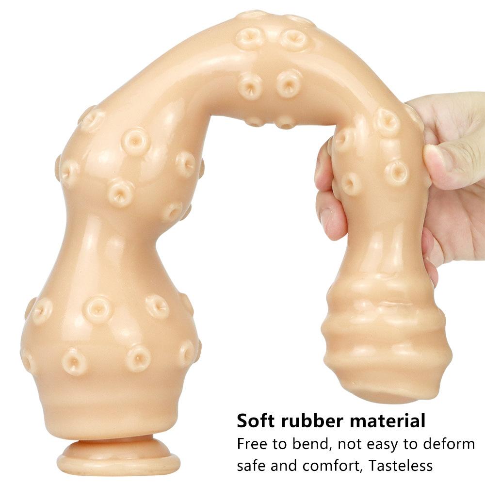 40cm Big Black Dildos Strap On Realistic Animal Dildo Anal Plug Adult Sex Toys Fisting Fetish Slave BDSM