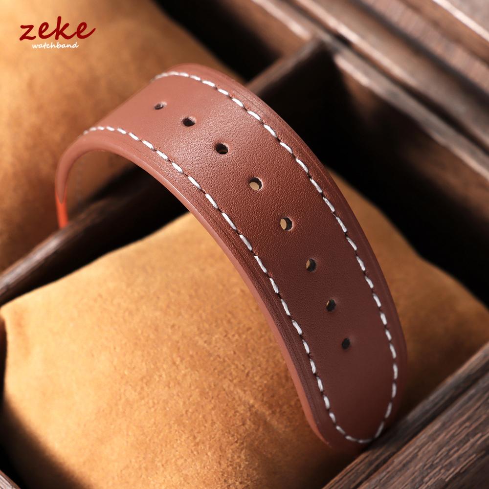 Cinturino per Orologio in Pelle di Mucca Marrone Premium con Rilascio Rapido 18mm 20mm 22mm 24mm Cinturini per Orologio in Vera Pelle Top Grain per Uomo Donna