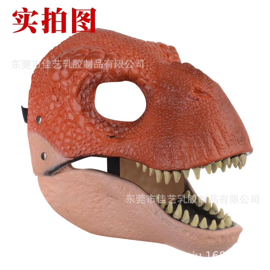 Halloween dinosaur mask with moving mouth Christmas Animal Tyrannosaurus Rex Dinosaur Mask Headgear