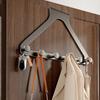 Stable Triangle Door Hook with 6 Hooks Clothes Coat Storage Hook Door Back Clothes Hook  Wardrobe
