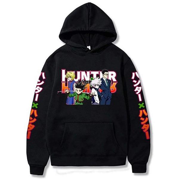 New Day Manga Printed Hooded Sweater