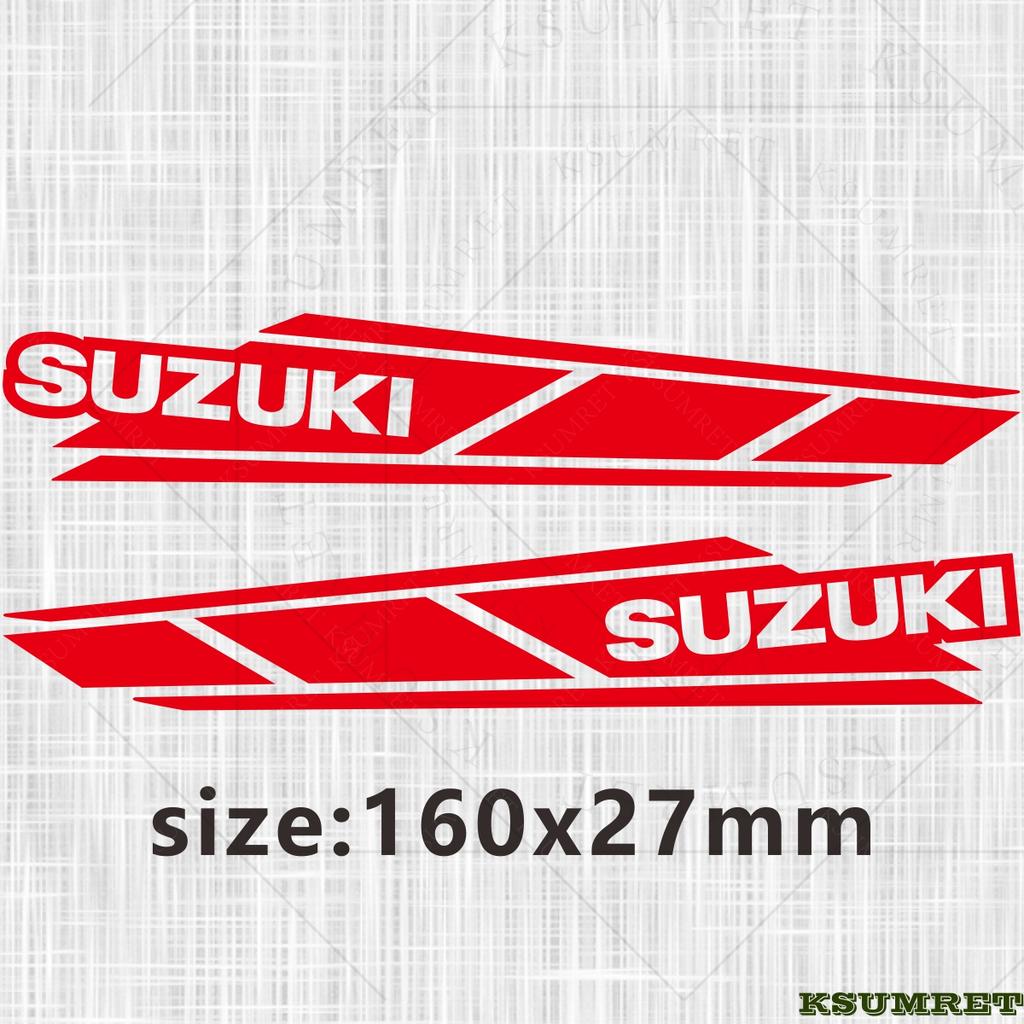 AAGJ1 Decalcomania in Vinile Adesivo Logo Suzuki Adesivi Moto Kit Riflettente per Casco
