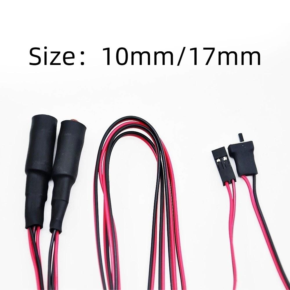 1:10 Scale RC Car Headlight Plastic 4.2v-6v RC LED Lights New Decoration Parts