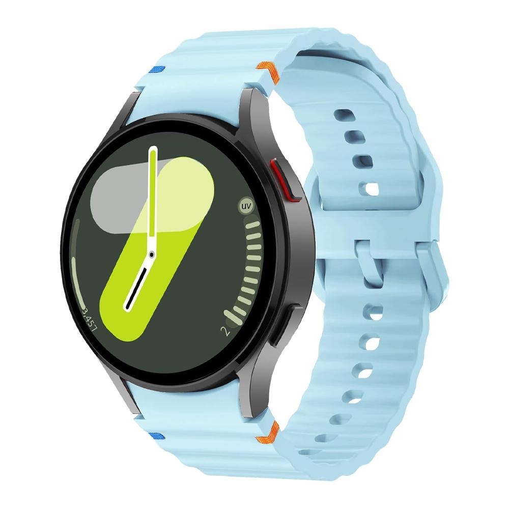 Straps for Samsung Galaxy Watch 7/FE/5 Pro/4/6/6 Classic 44mm 40mm 45mm Silicone Sport Belt Bracelet Correa Galaxy Watch 7 Band