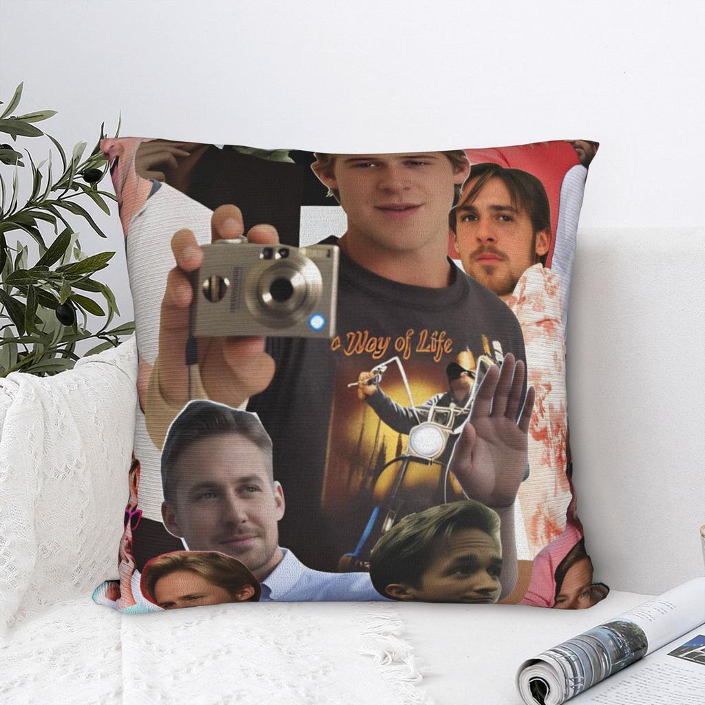 Federa Cuscino Ryan Gosling Collage Federa Cuscino Divertente Per Divano Camera da Letto Decorazione Casa Federe