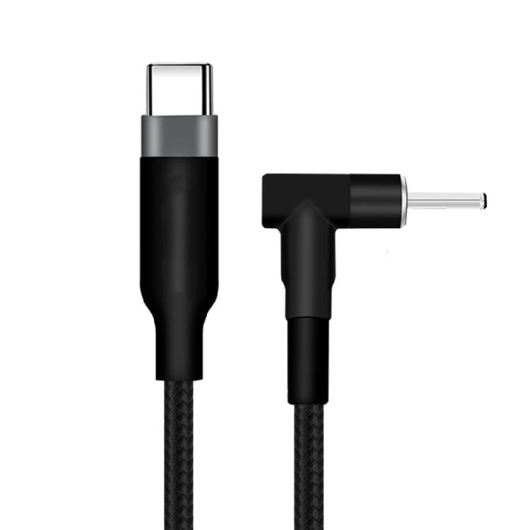 Кабель для зарядки ноутбука USB C на DC3.0x1.1мм Соединительный удлинитель Увеличивает скорость зарядки Плетеный шнур