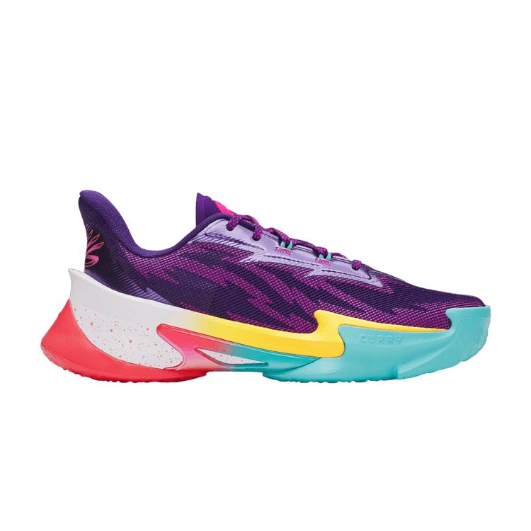 

Under Armour Curry Series 7 Curry World Tour Unisex Sneakers Purple 3027983-500 42.5