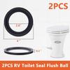 RV Toilet Seal, Flush Ball Seal for Dometics 300, 310, 320 – 385311658 Gasket Replacement Leak-Proof Toilet Rubber Seal Parts, 2 Pack