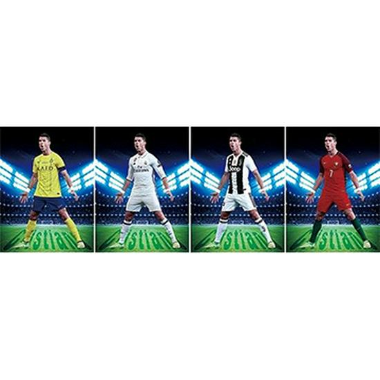 European & American 3D Stereo Sports Poster: Gradient Naked Eye Lenticular Art
