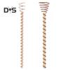 Electroculture Plant Stakes Copper Gardening Antenna Stakes Spiral Copper Wire On Wooden Stakes for Electroculture Plants Fruits Vegetables Growth