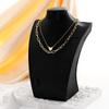 Elegant Double Layer Butterfly Pendant Necklace For Women Fashionable And Versatile