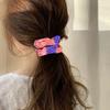 Lady Hair Tie Soft Tight Durable Stretchy Useful High Elasticity Rubber Band American Flag Print Washable Hair Scrunchy Hair Decoration