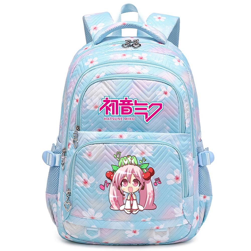 Anime Hatsune Miku Printed School Backpack Student Teenager Bookbag for Boy Girl Women Large Capacity Waterproof Backpack Travel Mochila Escolar