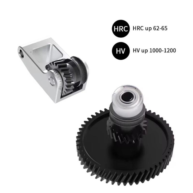 High Precisions CNCs Machined Gear Set with Nanocoated for X1 P1 3D Printer Improved Durability and Performances