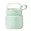 Portable Breakfast Cups Stainless Steel Lunch Cup Double-Layer Insulated Food Jar with Spoon Leakproof Travel Salad Container for Soup Salad