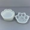 DIY Tigers Paw Shaped Container Silicone Molds 3D Epoxy Resin Mold DIY Storage Box Molds Crafts Jewelry Making Supplies
