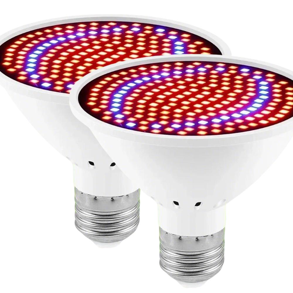 LED Grow Light Bulb E27 220V Full Spectrum 200/300LED Plant Lamp for Indoor Garden Seedling Greenhouse Hydroponics Grow Tent