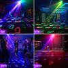 6IN1 Stage Laser Light Disco Party LED UV Stage Lighting System Club Stage Light