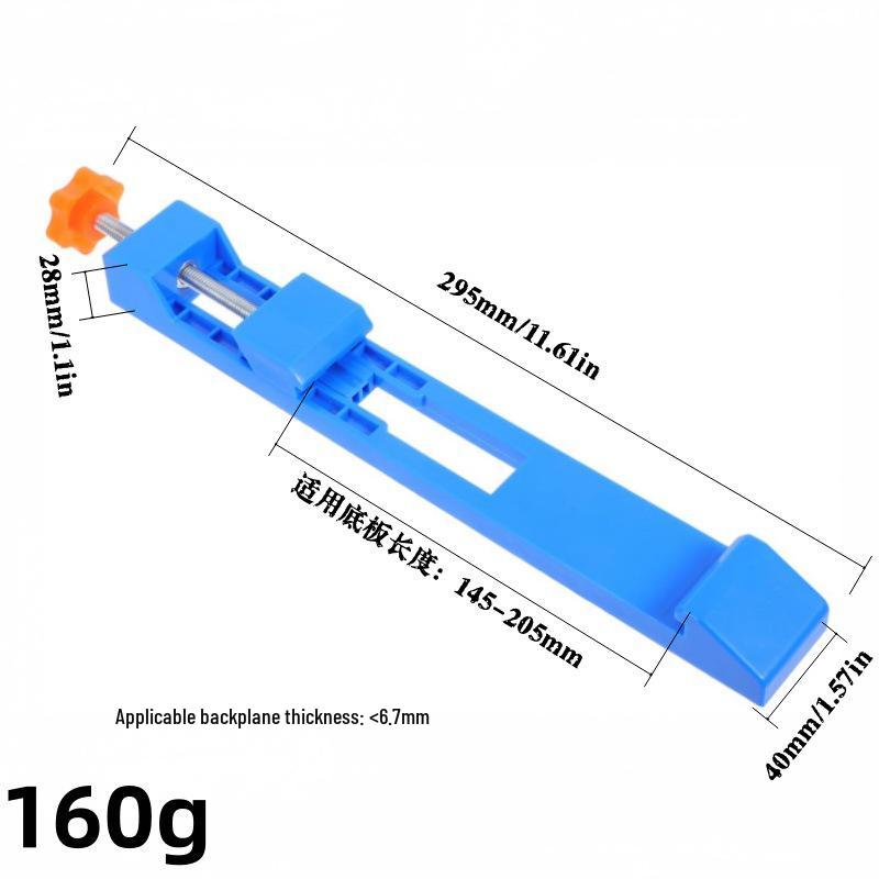 Adjustable Lightweight Woodworker Cross-Cutting Machine Backstop with Base Positioning Accessories