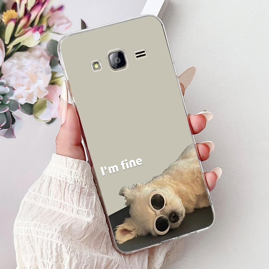 For Samsung Galaxy J5 2015 2016 Case SM-J500F SM-J510F Silicone Cover Cute Cat Cartoom Soft Funda For Samsung J7 2016 J710F Capa