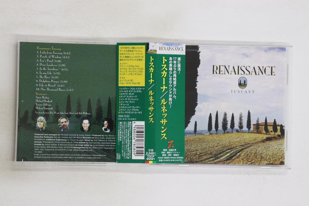 CD RENAISSANCE - Tuscany TOCP65591 Z 2000 Japan Obi Rock Used