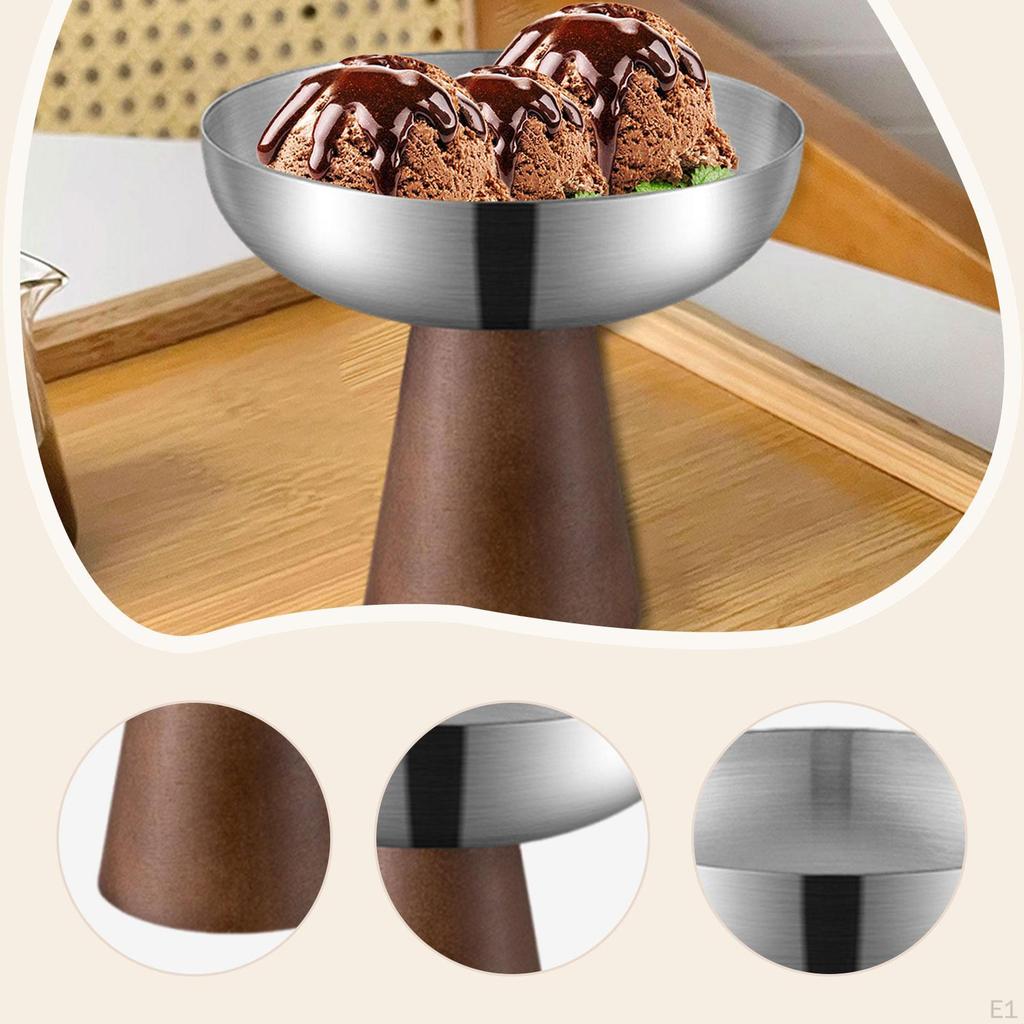 Elegant Ice for Fruit Salad, Dessert Bowl Home And Restaurant