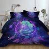 Traumfänger Bettbezug Set Galaxy Steppdecke Bezug Böhmische Mandala Bettwäsche 3-teilig Farbe Nebel Weiche Bettwäsche Heimtextilien