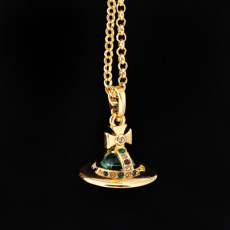 Vivienne Westwood Císařovna Vdova 10mm Orb UFO Přívěsek Choker