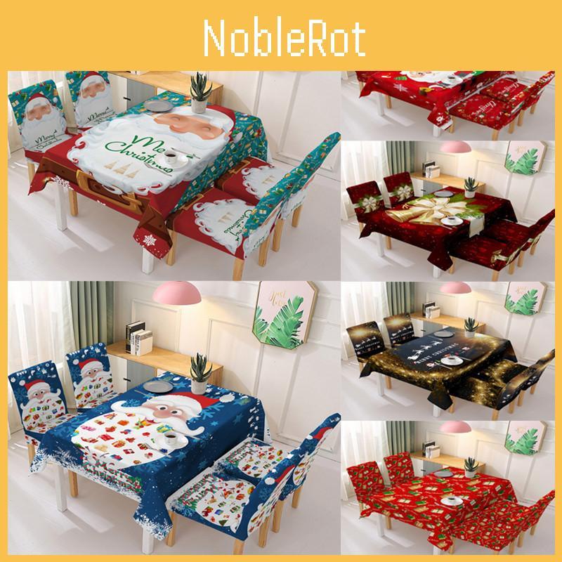 Luxurious Waterproof Tablecloth With Chair Cover For Festive Holiday Gatherings