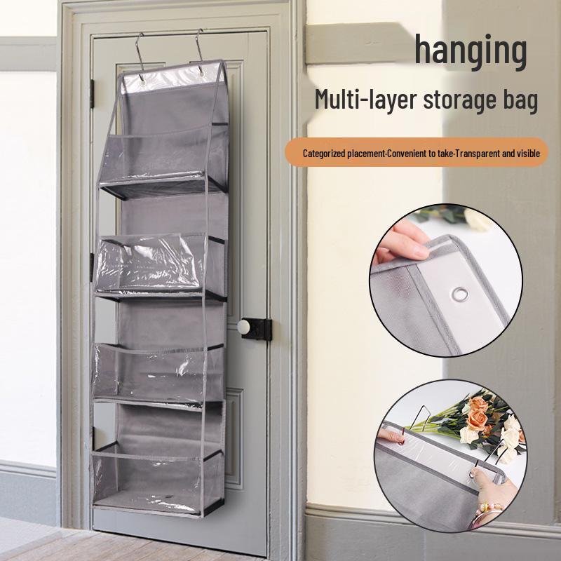 Wall-Mounted Multi-Layer Storage Bag for Toys, Clothes & Sundries