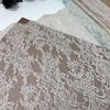 (2 Colors) 3m X 31cm French Chantilly Lace, Non-stretch Eyelash Lace Fabric for Sewing, Bra, Underwear, Lingerie, Dress, Garment, Crafting