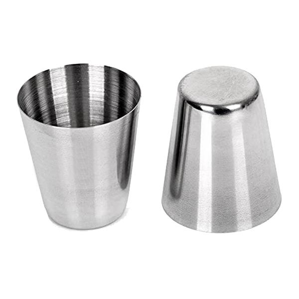 15 Pcs Stainless Steel Shot Glasses Drinking Vessel 30Ml Camping Travel Coffee Tea Cup for Whiskey Tequila Liquor