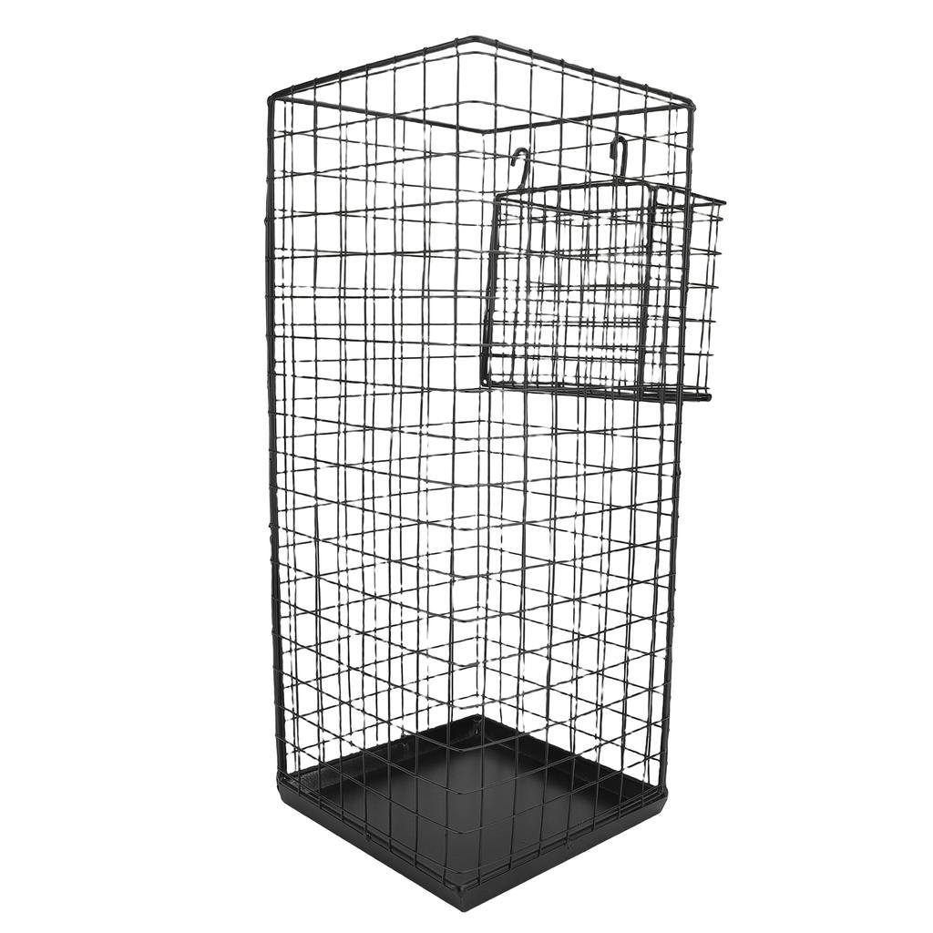Umbrella Holder Geometric Design Powder Coating Iron Umbrella Holder Bin for Entryway Indoor