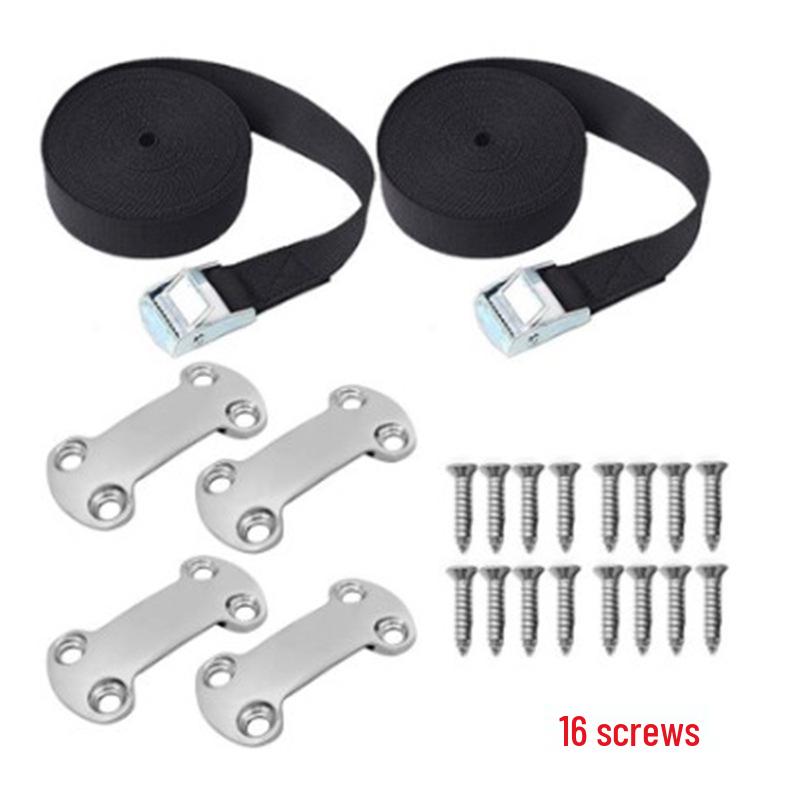 "Stainless Steel 304 Adjustable Tension Buckle and Binding Plate for Marine Yacht Accessories."