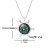 Pendant Outdoor Compass Multifunctional Survival Boat Rudder Compass Jewelry Necklace