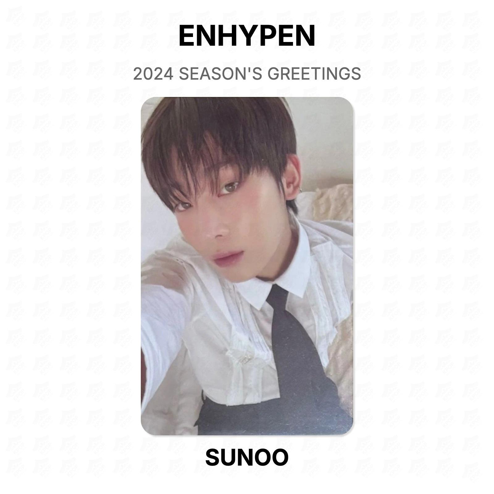 ENHYPEN 2024 SEASON S GREETINGS Official Photocard SUNOO