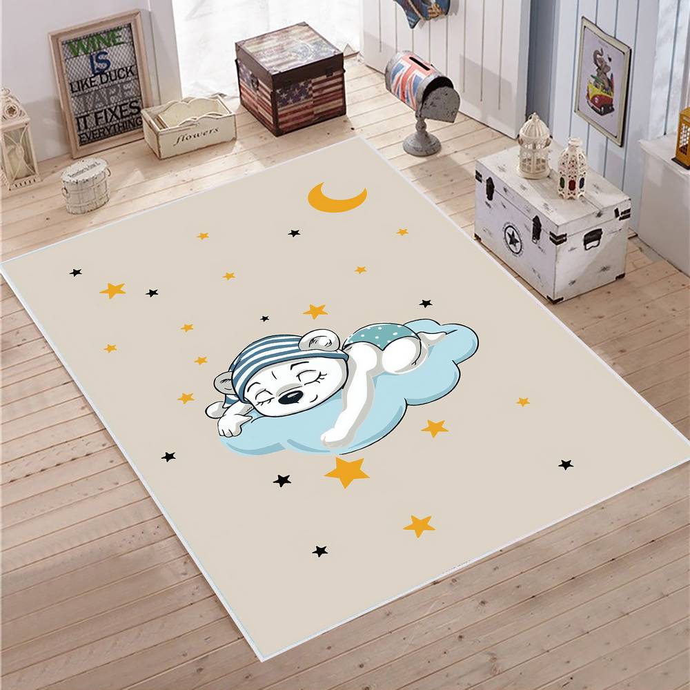 

Mosimoso Home MJ012 Детский ковер с принтом на подошве в горошек 80x150 cm