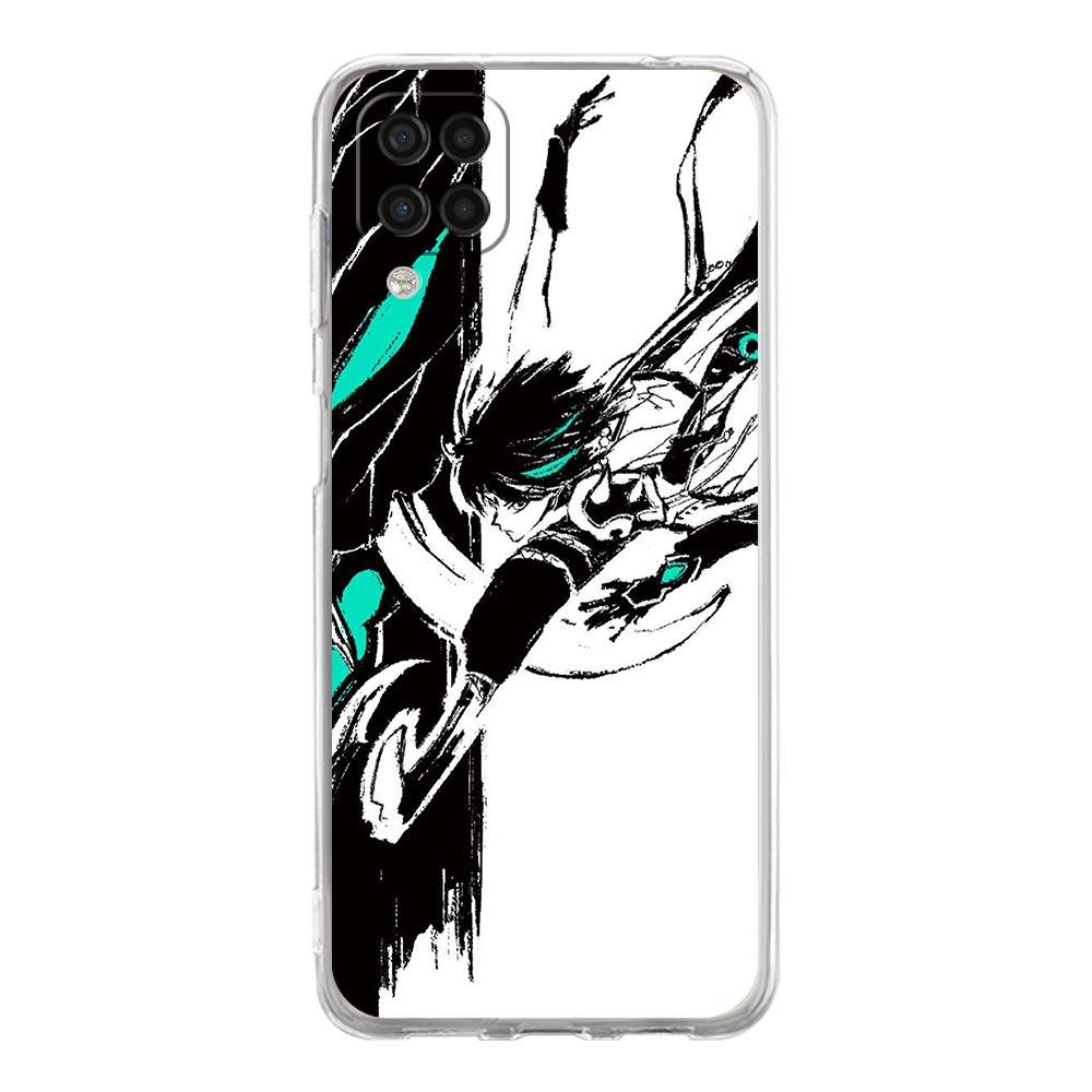 Genshin Impact Black and White Phone Case For Samsung A51 A71 A21S A12 A11 A31 A41 A01 A03S A13 A33 A73 A53 A52 A32 5G A23 Cover