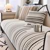 Nordic Striped Print Sofa Cover Chenille  All-season Universal Living Room Sofa Towel Non Slip L-shaped Sofa Cushion Home Decor
