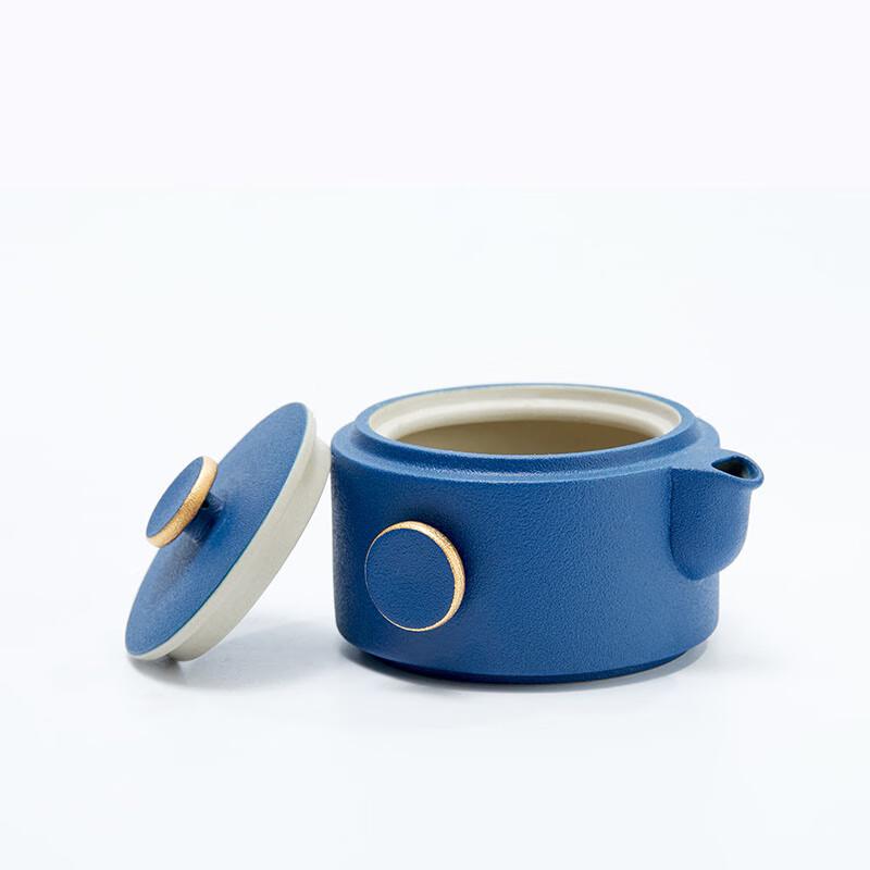 Chinese Style Matte Glaze Tea Set with Tray