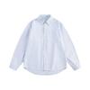 RUIIENRS X DAIVC 2024 Autumn Retro Striped Minimalist Shirt CS048