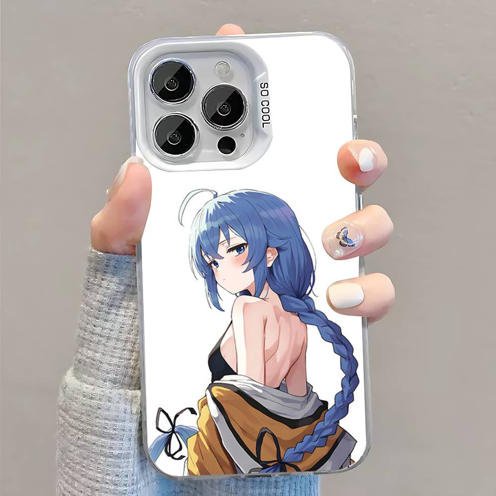 Phone Case For iPhone 16,15,14,13,12,11,Pro,XS,Max,Plus,Mini,SE M-Mushoku Tensei Roxy White Candy Matte Shockproof Cover