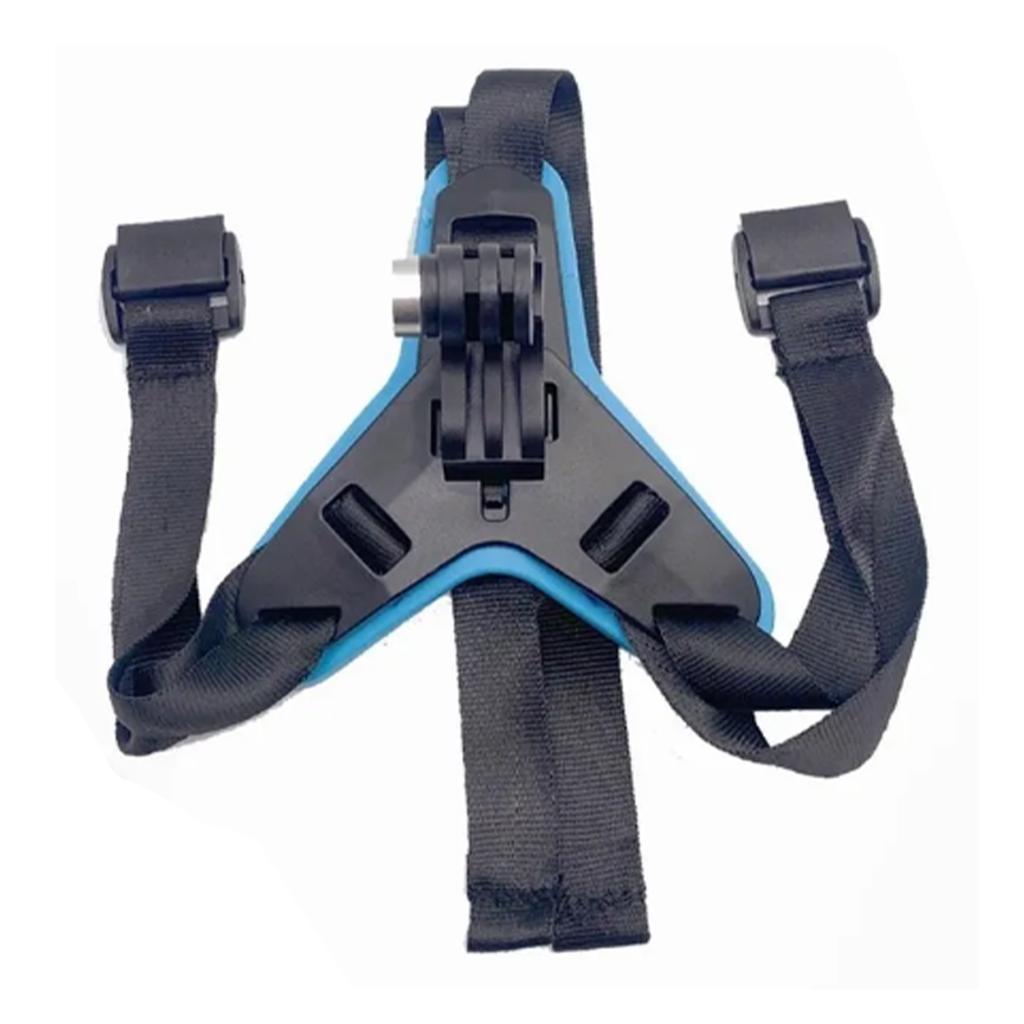 Motorcycle Helmet Strap Blue Shock Absorption High Strength Motorcycle Helmet Rope Strap