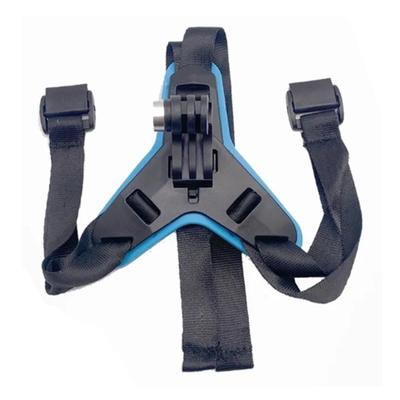 Cinturino per Casco da Moto Blu Assorbimento degli Urti Cavo Resistente per Casco da Moto