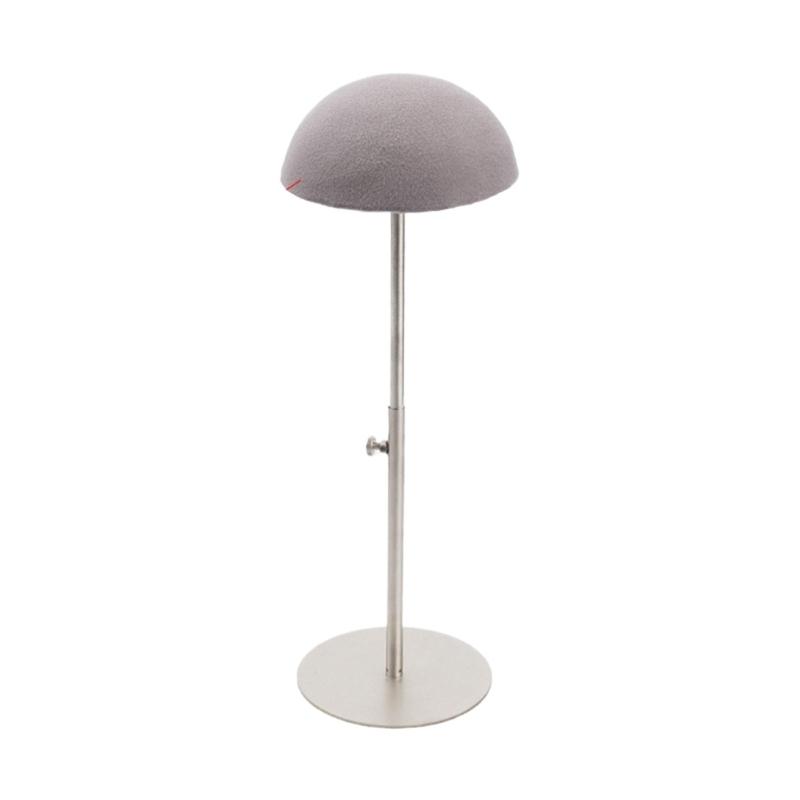 Adjustable Hat Holder Wigs Head Stand Practical Metal Home Hat Storage Stable Metal Stand for Hat and Wig Display