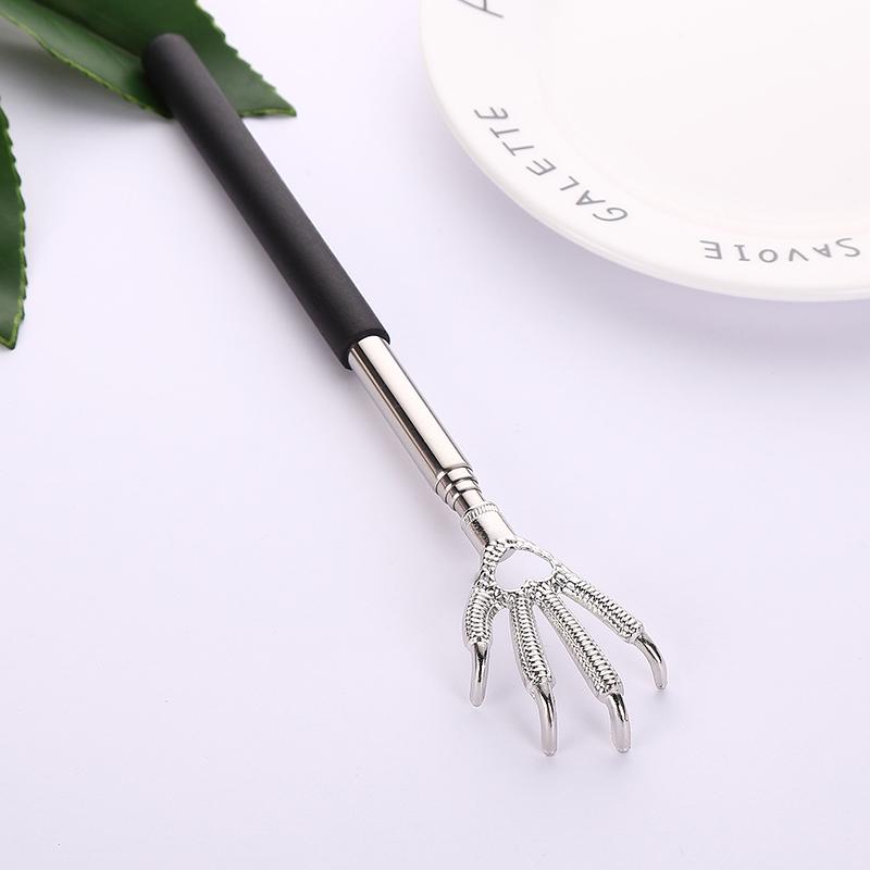 Eagle Claw Teleskop-Rückenkratzer aus Edelstahl, Rückenmassagegerät, Körperkratzer-Tool