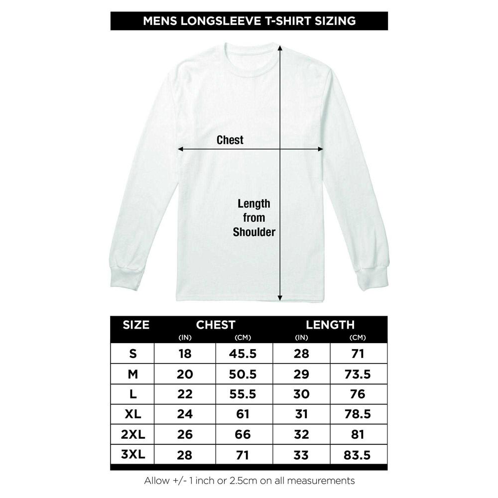 Steven Rhodes Unisex Adult Cult Music Sing-Along Long-Sleeved T-Shirt