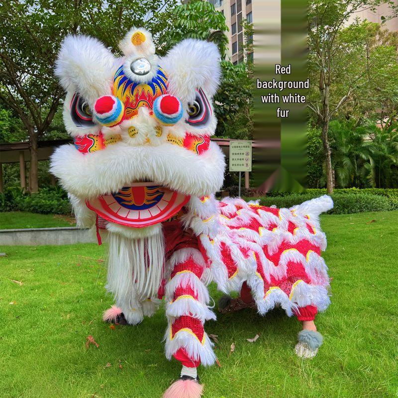 Adult Blinking Foam Lion Dance Set